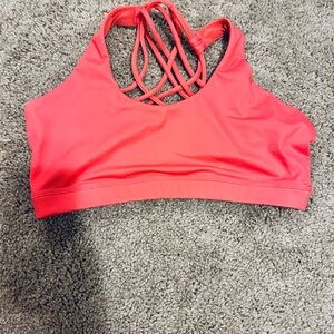 CVG Re-Think Pink Butterfly Back Sports Bra Size M